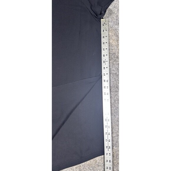 Eileen Fisher Silk Tunic Women’s XL Black Slit Asymmetric Loose Fit Blouse - Picture 9 of 10